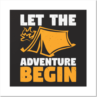 Let The Adventure Begin Posters and Art